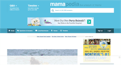 Desktop Screenshot of mamapedia.com